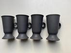 4 matzwarte mokken, Nieuw, Ophalen of Verzenden, Wedgwood, Kop(pen) en/of Schotel(s)