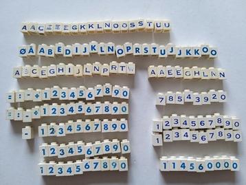 Diverse lego letter/cijfer stenen beschikbaar voor biedingen