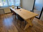 Steigerhouten 250cmx92cm, Gebruikt, 200 cm of meer, Vijf personen of meer, Rechthoekig