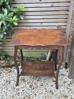 Antiek brocante bijzettafeltje - Plantentafeltje - Landelijk, Antiek en Kunst, Ophalen