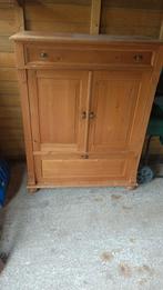 Grenen tv kast, Ophalen, Gebruikt, 100 tot 150 cm, 100 tot 150 cm