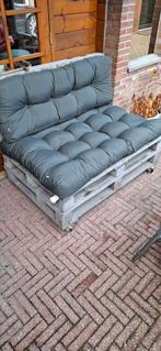 Loungeset van pallets, Ophalen, Zo goed als nieuw