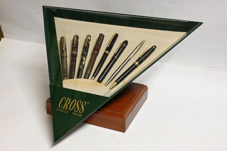 Cross pen winkel display stand cross pens shop stand vulpen, Verzamelen, Pennenverzamelingen, Zo goed als nieuw, Overige typen
