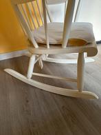 Schommelstoel babykamer - Gebruikt, Huis en Inrichting, Stoelen, Ophalen, Gebruikt, Wit, Eén