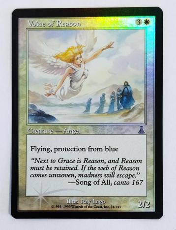 Voice of Reason Urza's Destiny MTG Near Mint Foil beschikbaar voor biedingen