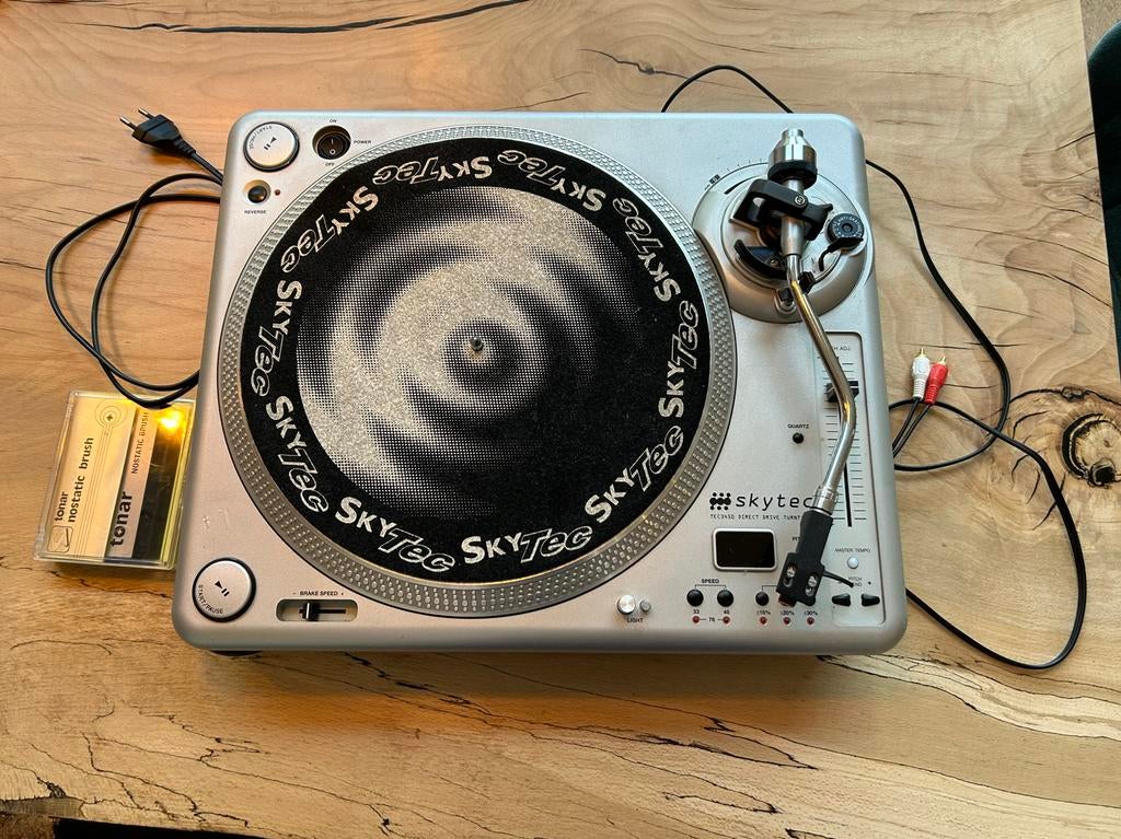 Skytec Platenspeler - Direct Drive - DJ Draaitafel, Audio, Tv en Foto, Platenspelers, Gebruikt, Platenspeler, Overige merken, Pitch-regelaar