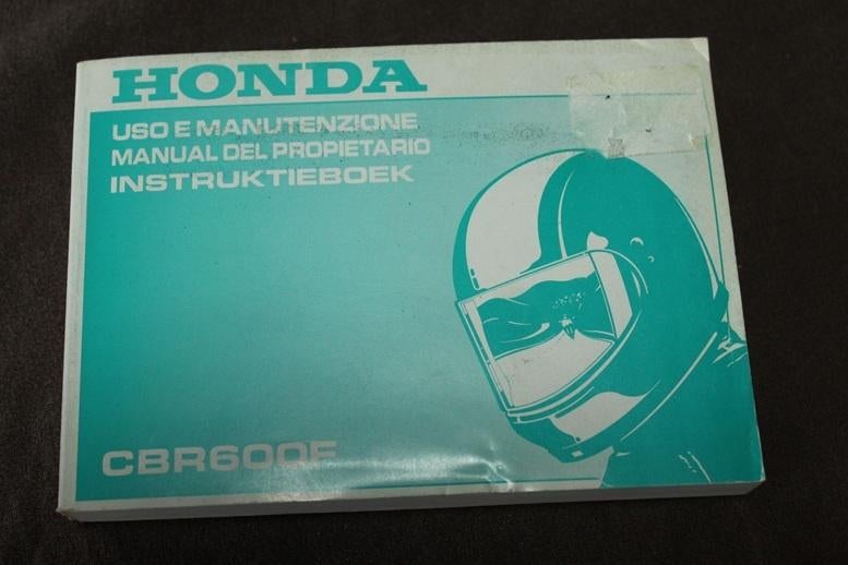Honda CBR600 F 1999 motorfiets handleiding instructie boekje, Ophalen of Verzenden, Honda