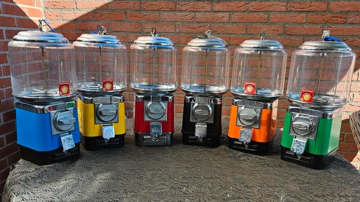FIFTIES SIXTIES BEAVER KAUWGOMBALLEN / CAPSULE AUTOMATEN, Verzamelen, Automaten | Overige, Zo goed als nieuw, Ophalen