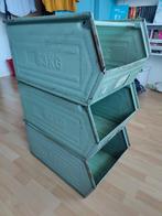 Vintage Metalen Bakken - Industrieel Design, Ophalen, Gebruikt