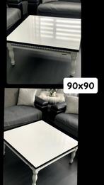 Salontafel + 3 Bijzettafels - Set, Huis en Inrichting, Tafels | Salontafels, Ophalen, Kunststof, Gebruikt, Vierkant