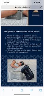 Belum Knieskussen Set - Optimaal Slaapcomfort, Eenpersoons, Nieuw, Ophalen of Verzenden, Kussen