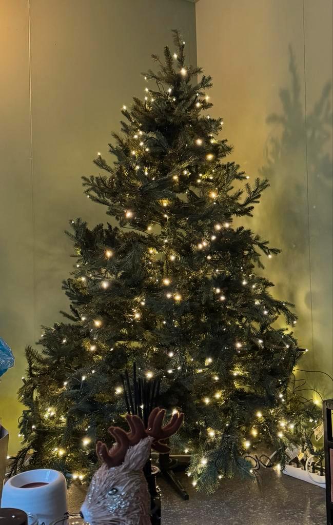 Kunst kerstboom met lichtjes, Diversen, Kerst, Zo goed als nieuw, Ophalen