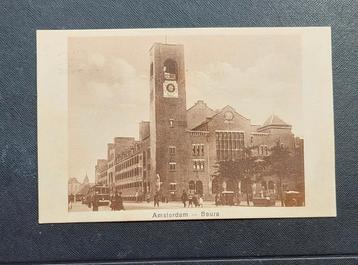 Ansichtkaart AMSTERDAM-Beurs 1928.
 beschikbaar voor biedingen