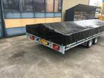 Aanhangwagen 5 meter met dekzeil, Auto diversen, Aanhangers en Bagagewagens, Ophalen of Verzenden, Zo goed als nieuw