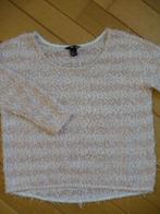 H&M trui roze wit mêlee maat S, H&M, Ophalen of Verzenden, Zo goed als nieuw, Roze