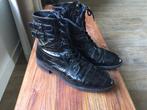 Gabor dames laars, zwart lak, rits en veter, maat 6,5 (40), Ophalen of Verzenden, Zo goed als nieuw, Zwart