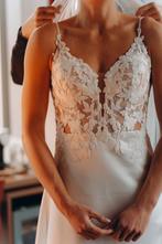 Tweedehands Enzoani trouwjurk met kanten top code 202579, Ophalen, Zo goed als nieuw, Wit, Trouwjurk