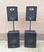 Wharfedale Pro PA set, Audio, Tv en Foto, Luidsprekers, Zo goed als nieuw, 120 watt of meer, Front, Rear of Stereo speakers, Ophalen