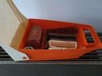 Vintage schoenpoets bak met inhoud  € 10,=, Ophalen of Verzenden