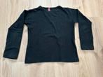 Zwart shirt met lange mouwen maat 116, Ophalen, Jongen of Meisje, Shirt of Longsleeve