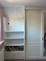 Stijldeuren met spiegel & boekenkast met lades, Overige materialen, Minder dan 50 cm, Gebruikt, 200 cm of meer