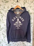 G-star blauwe hoodie sweater large, Maat 52/54 (L), Blauw, G-STAR, Ophalen of Verzenden