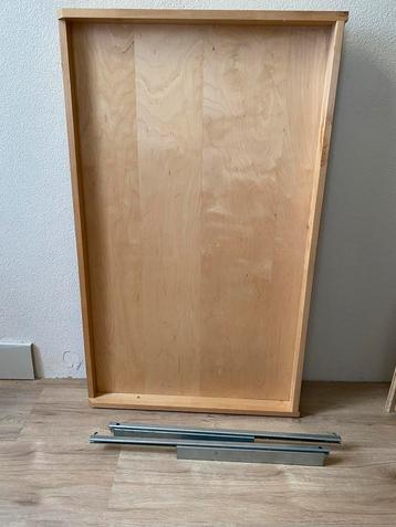 2 x Ikea Komplement. Uitschuifbare lade. 100 cm beschikbaar voor biedingen