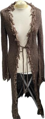 Lange Vest van Watcher - Maat : L, Kleding | Dames, Truien en Vesten, Bruin, Maat 42/44 (L), Ophalen of Verzenden, Zo goed als nieuw