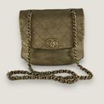 Chanel caviar flap bag brons/goud authentiek, Overige merken, Gebruikt, Ophalen of Verzenden, Leer