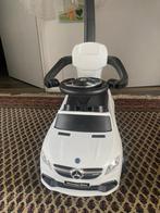Witte Mercedes Loopauto met Duwstang, Ophalen of Verzenden, Zo goed als nieuw, Loopvoertuig