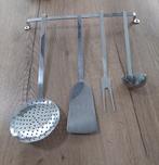 Lepelrek met accessoires, Ophalen, Gebruikt, Rvs of Chroom