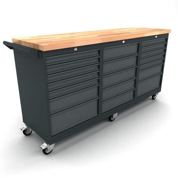 BULLRAM werkbank mobiel 2 x 7 en 1 x 5 ladekast *TIP* beschikbaar voor biedingen