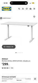 Elektrisch Zit Sta Bureau - Verstelbaar & Ergonomisch!, Huis en Inrichting, Bureaus, Ophalen of Verzenden, Elektrisch, Gebruikt