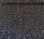 Kvadrat Tonica 2 182; donker grijs; 6x restant meubelstoffen, Wol, 120 cm of meer, Ophalen of Verzenden, Grijs
