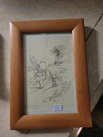 Houten lijstje met tekening Winnie de Pooh, Heikant 21 Kaatsheuvel, Overige typen, Belle Vieille Brocante, Ophalen of Verzenden