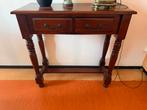 Antieke Houten Console Tafel met Lades, Antiek en Kunst, Antiek | Meubels | Tafels, Ophalen