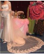 Ivoren trouwjurk maat 36 met sluier, Ophalen of Verzenden, Nieuw, Wit, Trouwjurk