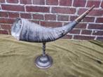 Antieke "Hoorn des overvloeds" op koperen statief., Antiek en Kunst, Verzenden