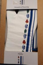 Boerenbont ovenwant, pannenlap en schort, Huis en Inrichting, Keuken | Textiel, Ophalen of Verzenden, Nieuw, Wit