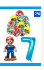 Super Mario Verjaardag Versiering Set, Ophalen of Verzenden