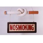 Wandbord no smoking 67 cm - verboden te roken
