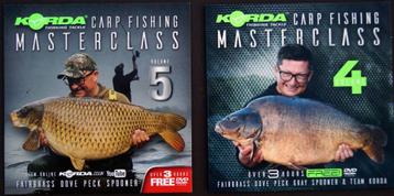Korda Carp Fishing Master Class volume 4 en volume 5 beschikbaar voor biedingen