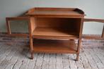 Prachtig antiek eiken houten Art Deco theekastje, theemeubel, Antiek en Kunst, Verzenden