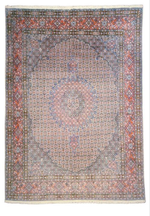 Groot perzisch moud 400x300 wollen vloerkleed iran, Huis en Inrichting, Stoffering | Tapijten en Kleden, Zo goed als nieuw, 200 cm of meer