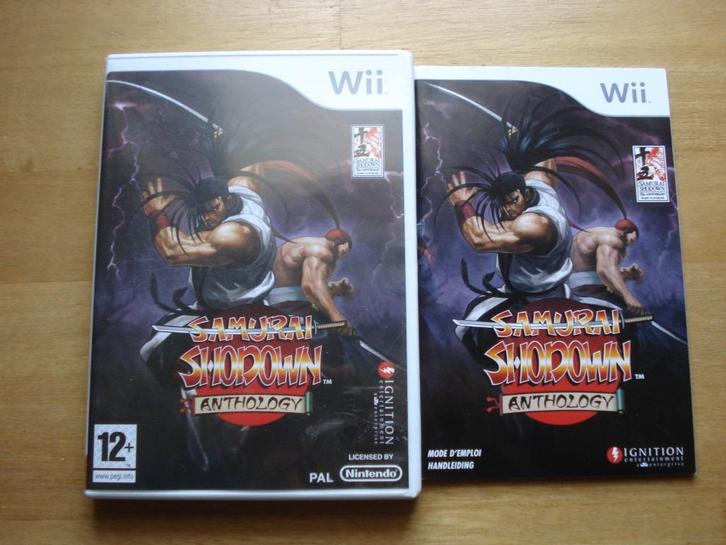Samurai shodown anthology wii, Spelcomputers en Games, Games | Nintendo Wii, Zo goed als nieuw, Sport, 3 spelers of meer, Vanaf 3 jaar