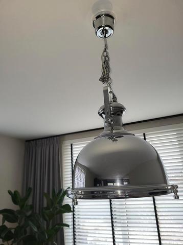 Hanglamp chroom industrieel 