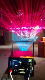 4x 6W RGB LASER nieuw compact plus case, Ophalen, Zo goed als nieuw, Licht