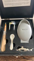 Laguiole geschenkset met opener en oestermesje, Ophalen of Verzenden, Zo goed als nieuw, Frankrijk, Overige typen