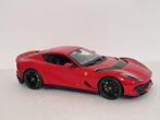 Ferrari 812 Competizione 1/18 Rood Bburago, Hobby en Vrije tijd, Modelauto's | 1:18, Ophalen of Verzenden, Zo goed als nieuw, Auto