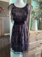 Oxmo jurk maat XS zwart - lila, Kleding | Dames, Maat 34 (XS) of kleiner, Ophalen of Verzenden, Zo goed als nieuw, Oxmo